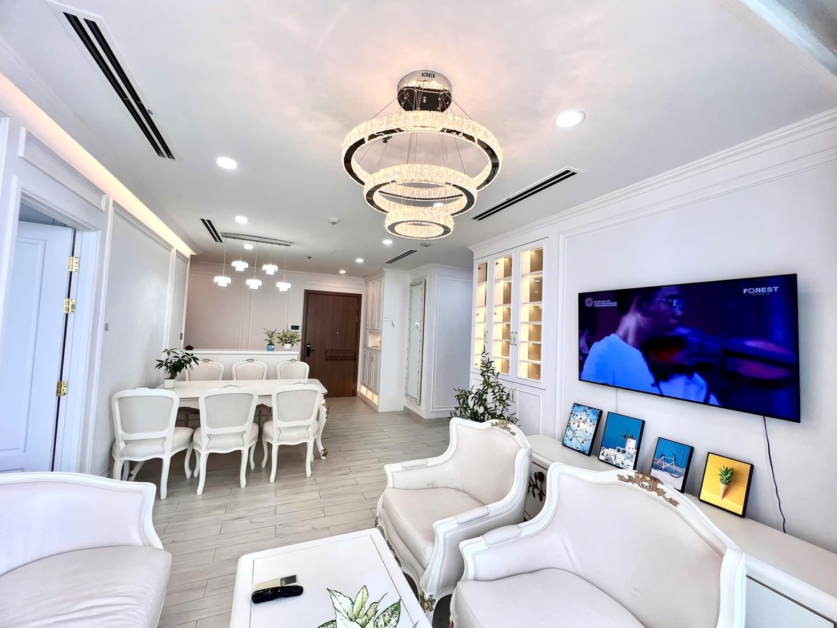 Căn hộ được thiết kế theo phong cách tân cổ điển